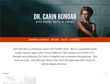 Tablet Screenshot of carinbondar.com